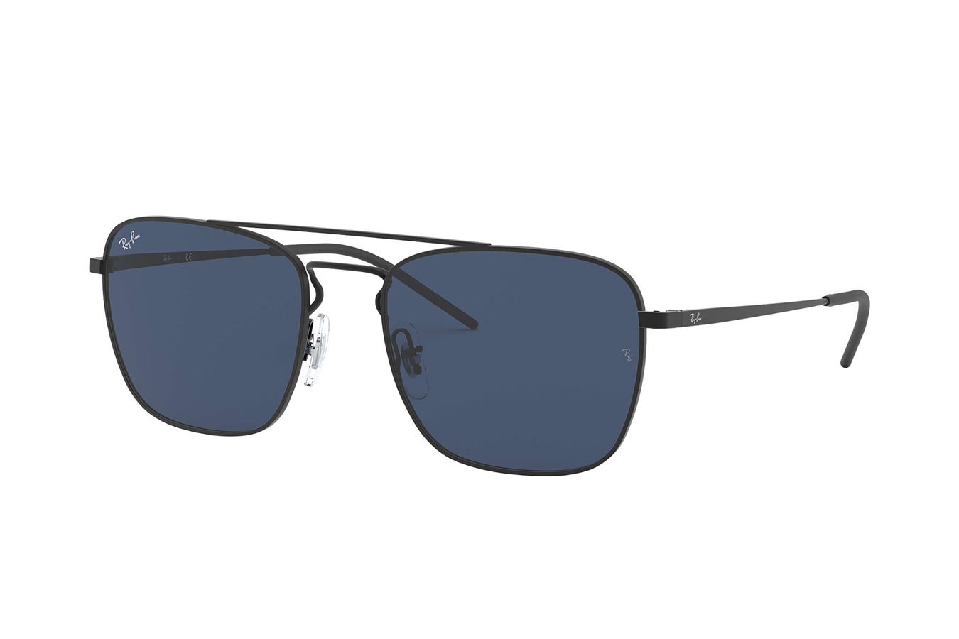 RAY BAN RB3588 Black Frame with Blue Classes Lenses - Standard